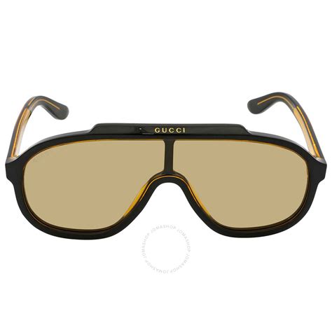 gucci yellow pilot men's sunglasses|Gucci aviator sunglasses men's.